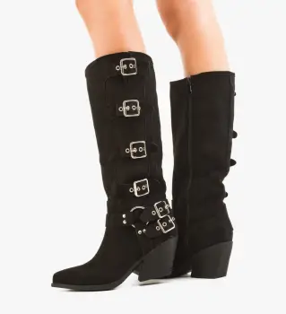 Cizme dama Aronas Negre imagine