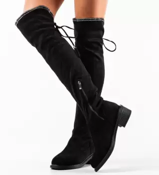 Cizme dama Asher Negre imagine