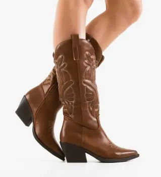 Cizme dama Austin Camel imagine