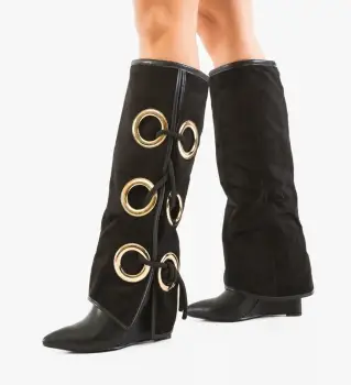 Cizme dama Bandy Negre imagine