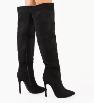 Cizme dama Barb Negre imagine