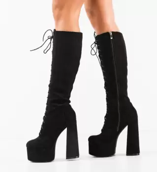 Cizme dama Bellona Negre imagine