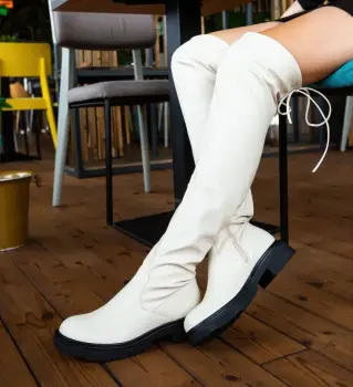 Cizme dama Bennett Bej imagine