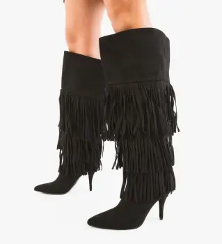 Cizme dama Berasov Negre imagine