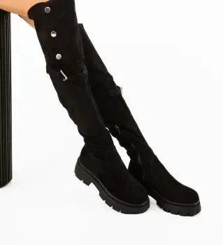 Cizme dama Berdelo Negre imagine
