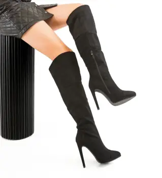 Cizme dama Bibiana Negre imagine