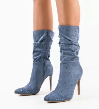 Cizme dama Brydian Albastre imagine