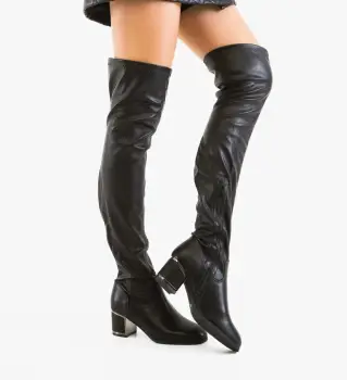 Cizme dama Bynna Negre imagine