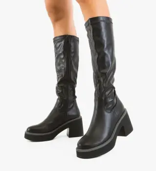 Cizme dama Cleo Negre imagine