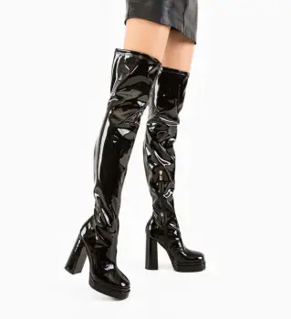 Cizme dama Dasef Negre imagine