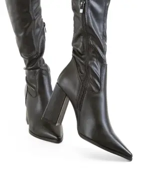 Cizme dama Demi Negre imagine