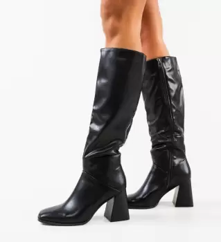 Cizme dama Elle Negre imagine