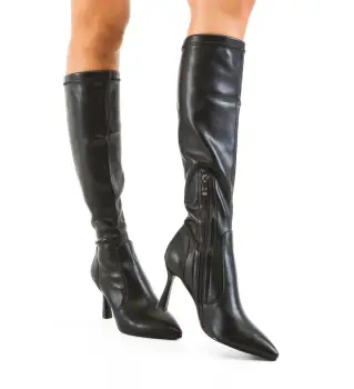 Cizme dama Eloise Negre 2 imagine