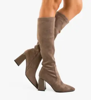 Cizme dama Enele Khaki imagine