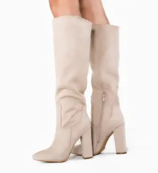 Cizme dama Ese Bej imagine