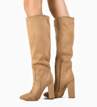 Cizme dama Ese Bej imagine