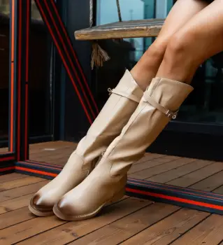 Cizme dama Everett Bej imagine