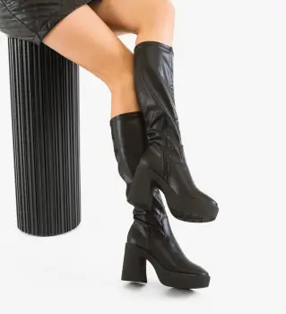 Cizme dama Finnian Negre 2 imagine