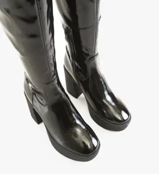 Cizme dama Finnian Negre imagine