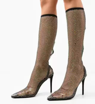 Cizme dama Florette Negre imagine