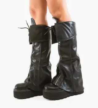 Cizme dama Gabrina Negre imagine