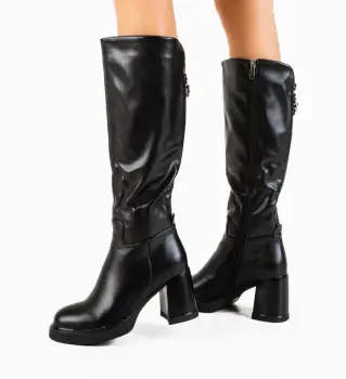 Cizme dama Gaha Negre 2 imagine