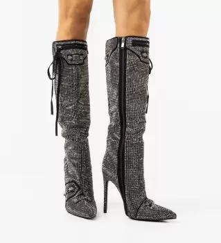 Cizme dama Gavin Negre imagine