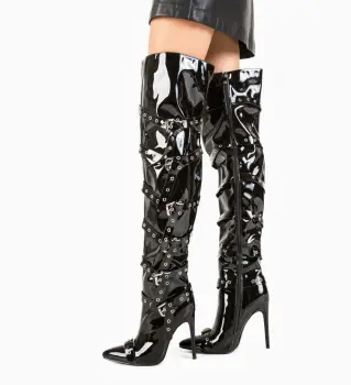 Cizme dama Giusi Negre imagine