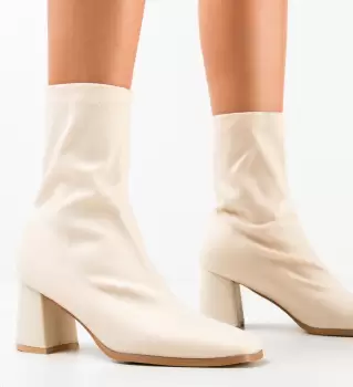 Cizme dama Habibah Bej imagine