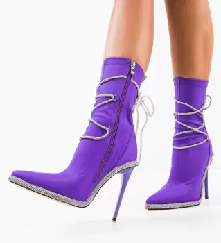 Cizme dama Heath Mov imagine