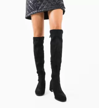 Cizme dama Heelis Negre imagine