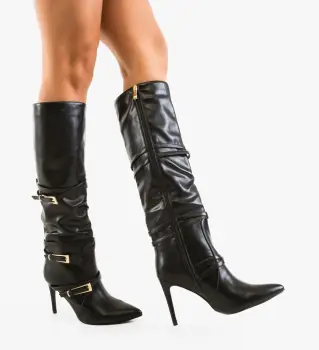 Cizme dama Husemelt Negre imagine