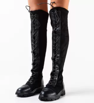 Cizme dama Jackson Negre imagine