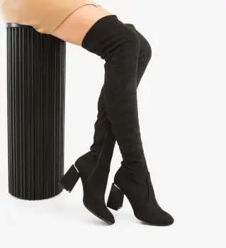 Cizme dama Jaddey Negre imagine