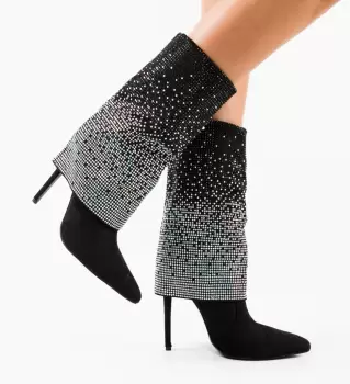 Cizme dama Jim Negre imagine