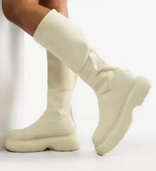 Cizme dama Jobini Bej imagine