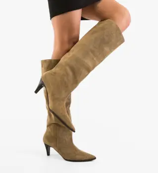 Cizme dama Kabbe Bej imagine