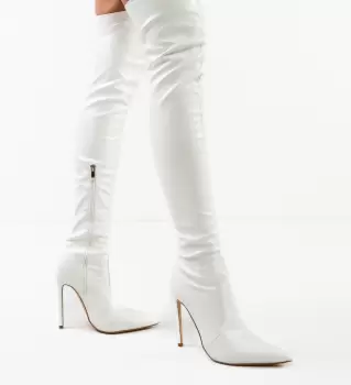 Cizme dama Kaduku Albe imagine