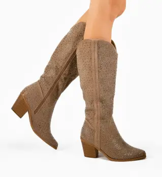 Cizme dama Kalei Khaki imagine