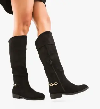 Cizme dama Karge Negre imagine