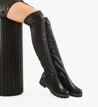 Cizme dama Kasparo Negre imagine