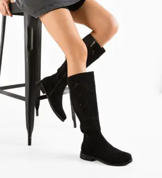 Cizme dama Kavana Negre imagine