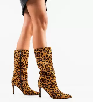 Cizme dama Kiefer Animal Print imagine