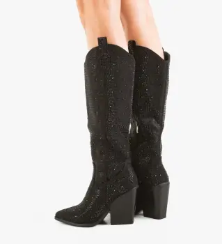 Cizme dama Kiok Negre imagine