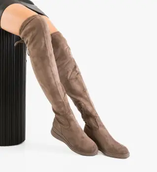 Cizme dama Kryn Khaki imagine