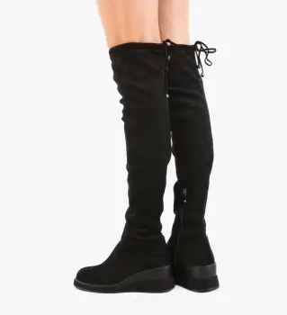 Cizme dama Kryn Negre imagine