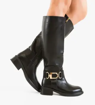 Cizme dama Kurtis Negre imagine