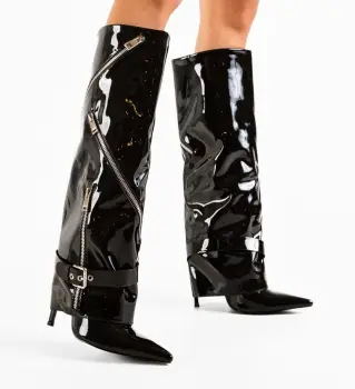 Cizme dama Laike Negre imagine