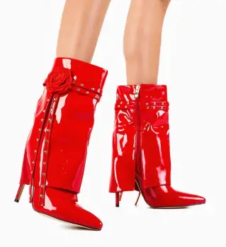 Cizme dama Laursen Rosii imagine