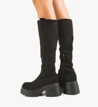 Cizme dama Leman Negre imagine